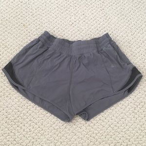 Lululemon Gray Hotty Hot Shorts